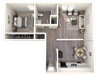 A2 - 725 square feet A2 - 725 square feet